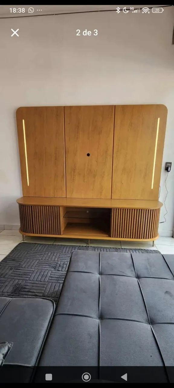 Painel + Rack com LED NOS CHAMA NO WHATSAPP