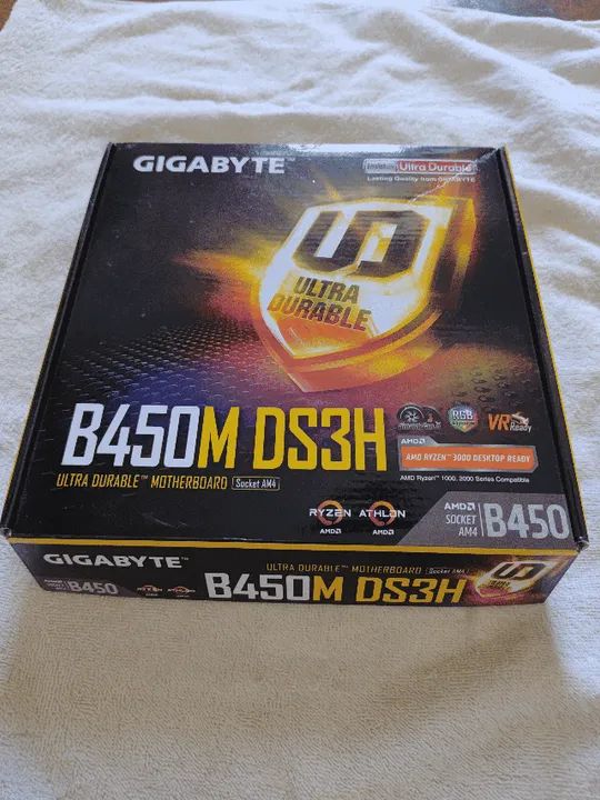 Placa mãe gigabyte B450M DS3H DDR4 B450