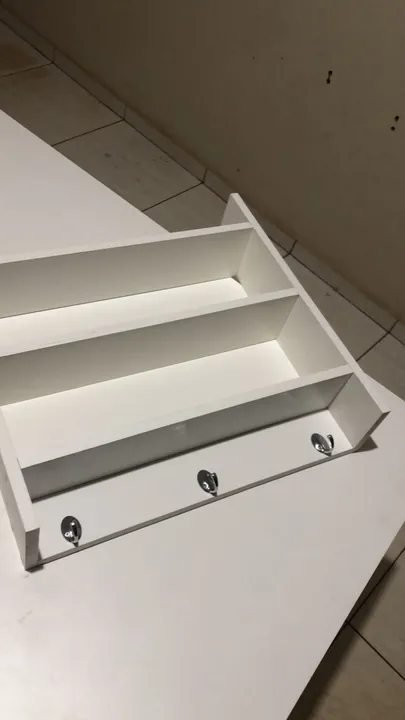 Vendo porta tempero 50x50x12cm. MDF branco
