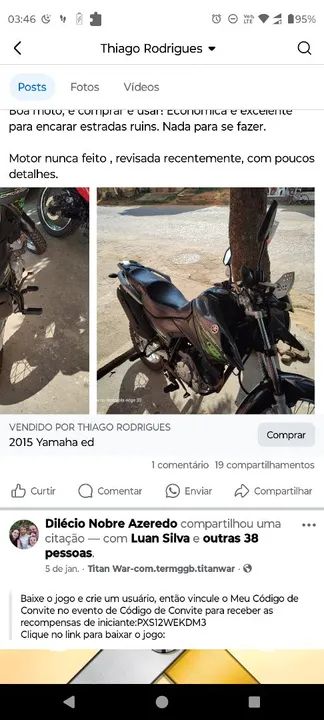 YAMAHA XTZ CROSSER 2015 - Foto 3