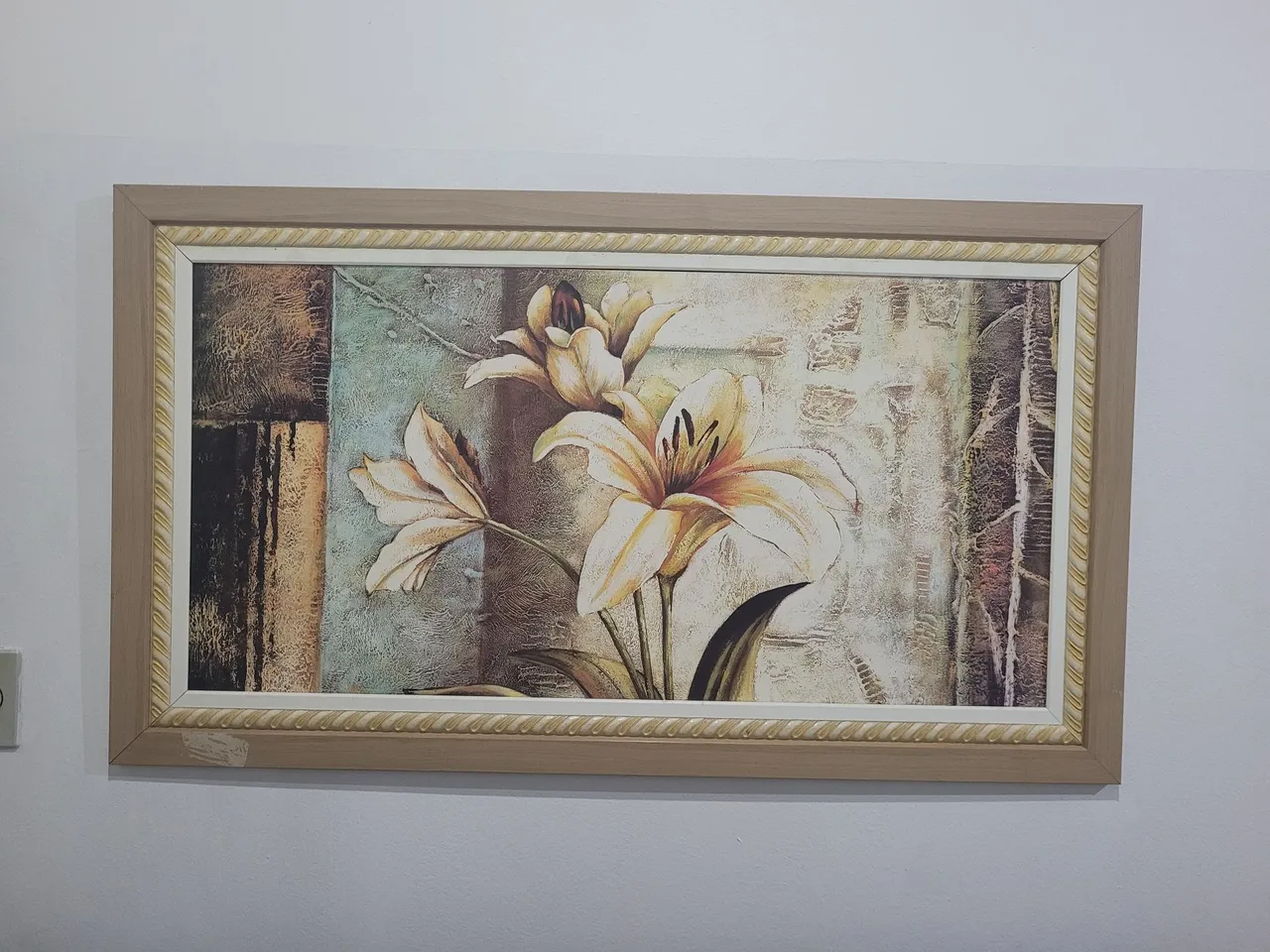 Quadro Decorativo Flores em Moldura