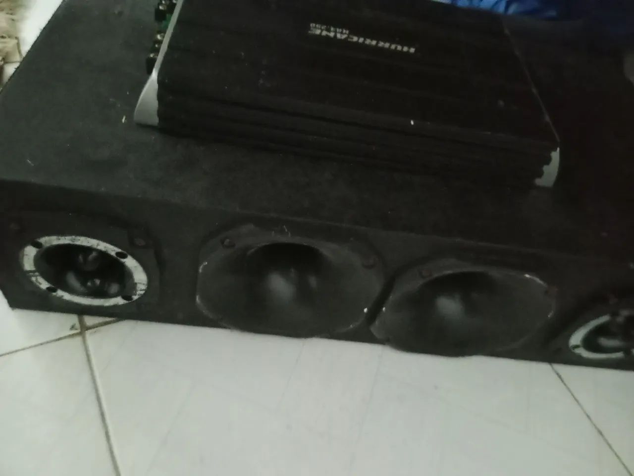 Módulo amplificador + caixa corneteira - Foto 5