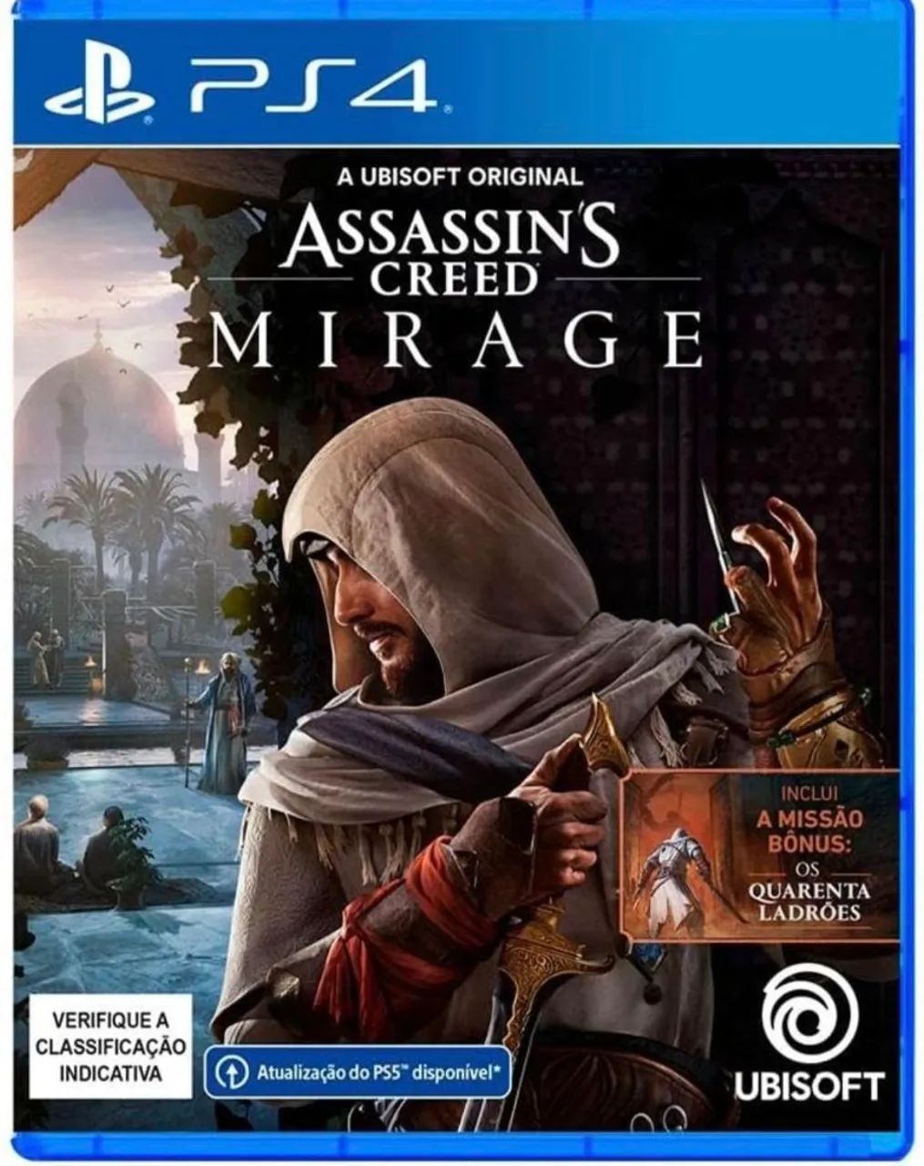 Assassins Creed Mirage - PS4 - Novo Upgrade PS5 LACRADO 