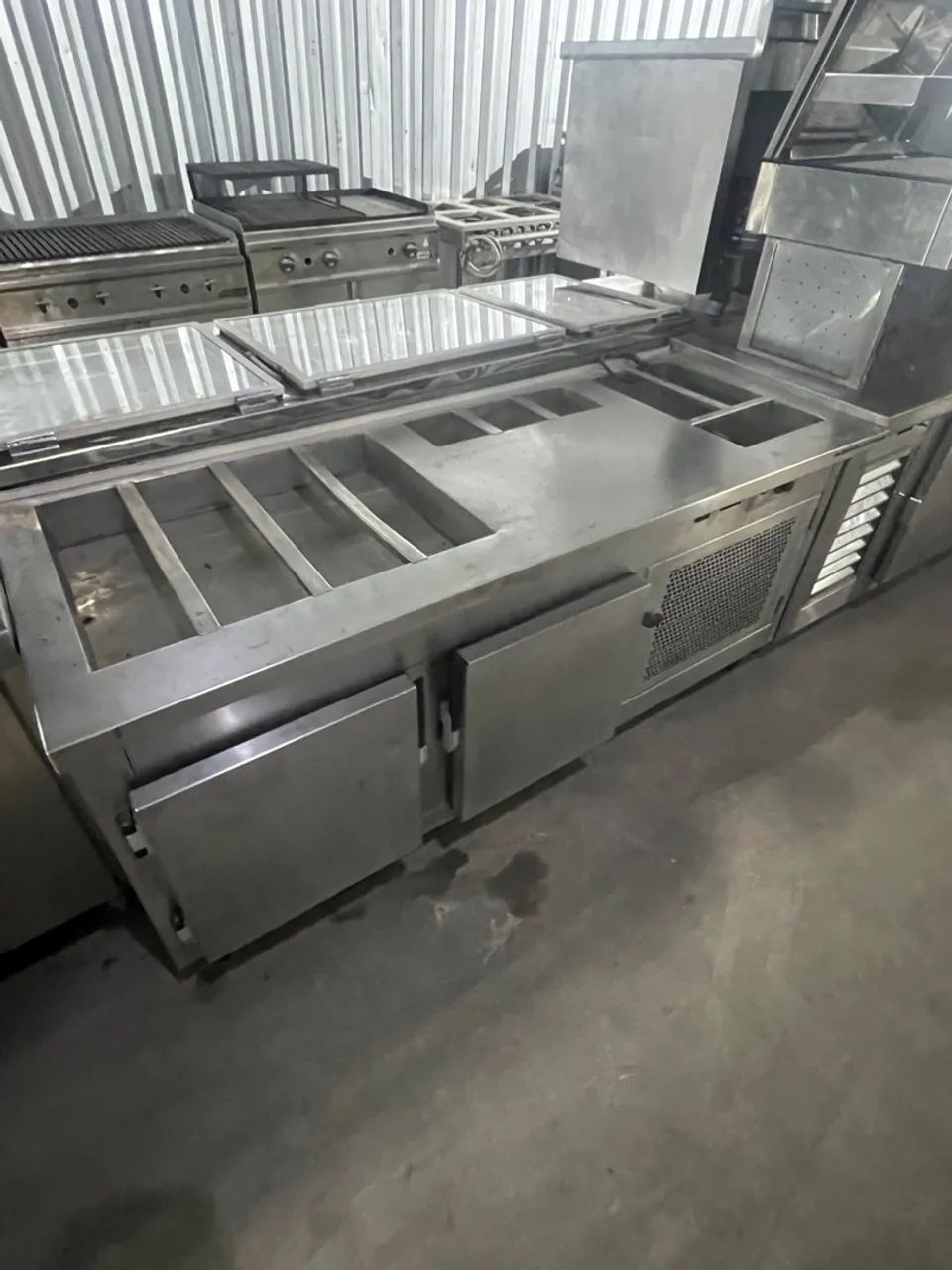 Balcão Refrigerado para Restaurante/Comércio com pista quente e fria  - Foto 3
