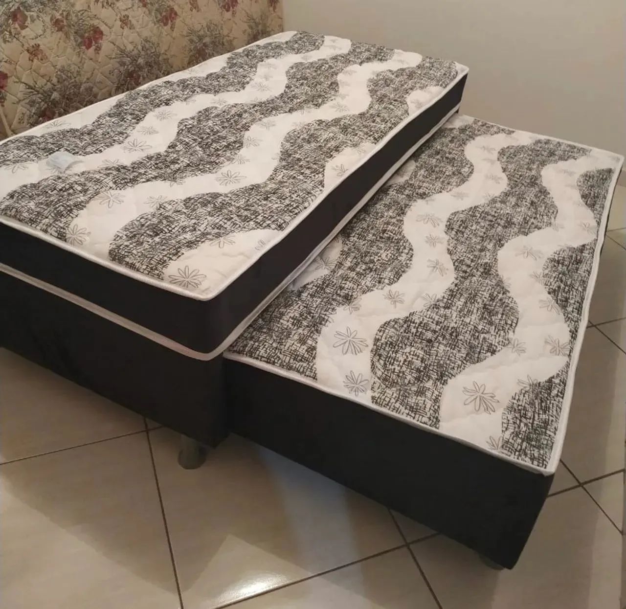 Cama Box Casal/Solteiro/Bi-Camas Com Espuma Aconchegante! - Foto 2