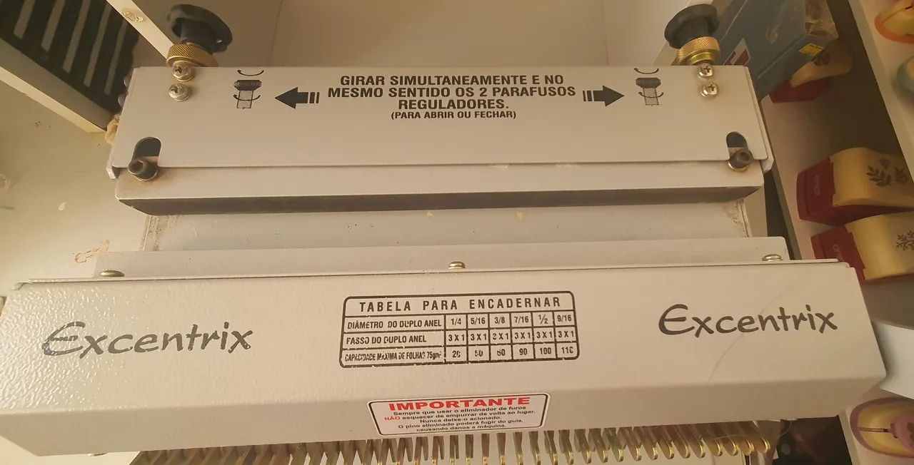 Encadernadora de duplo anel oficio excentrix65137828044929121