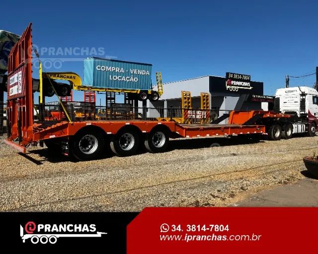 Prancha Carrega Tudo Semi Rebaixada 03 Eixos Cod 16 - Foto 2