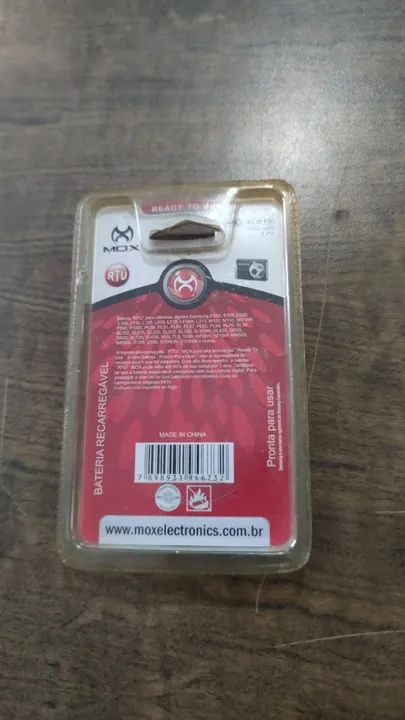 Bateria MOX MO-SLB10 para camera digital Samsung SLB-10 3.7V 1050mAh - Foto 2