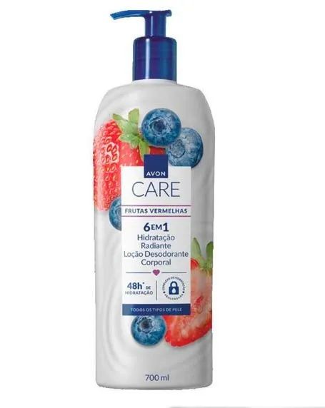 Hidratante Avon Care Loção Desodorante Corporal Frutas Vermelhas 700ml - Avon
