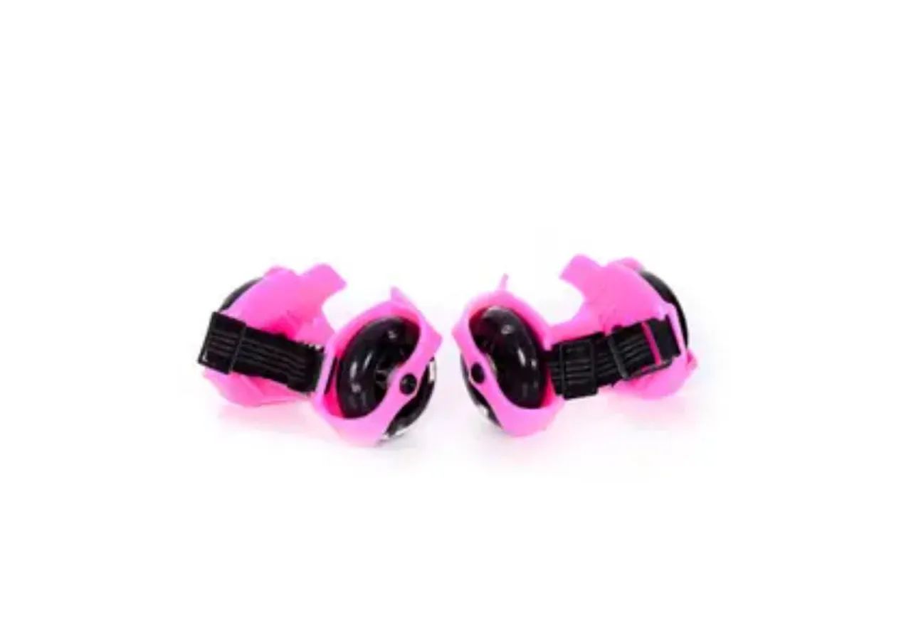 Rodinhas p/ Tênis com Luz LED - Easy Roller - Rosa - Foto 3