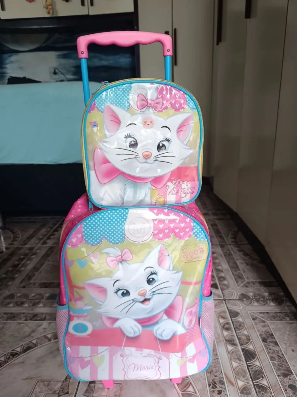 Kit mochila Gata Marie a venda!!!