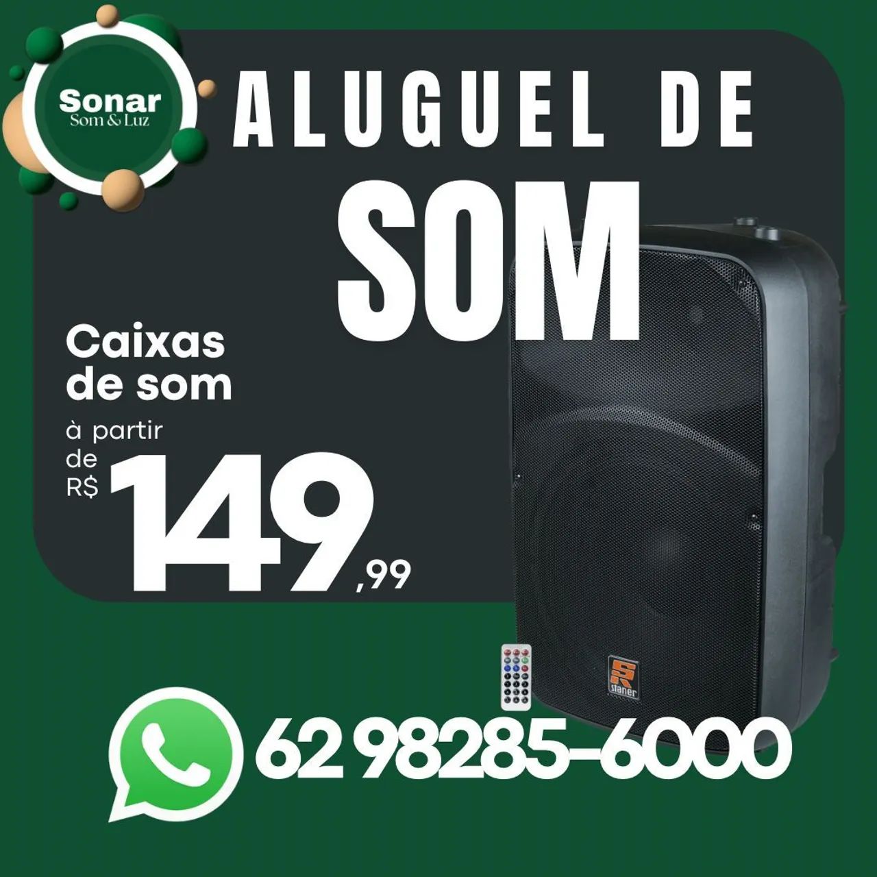 Locação de som acessível 