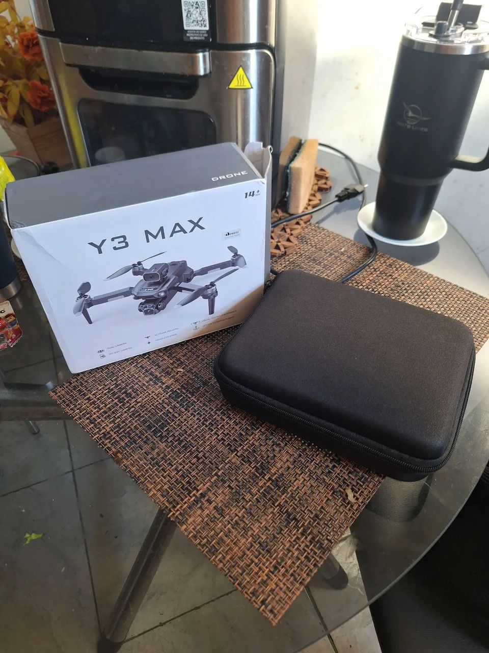 Drone Y3 Max Novo ( usado somente 1 vez ) - Foto 2