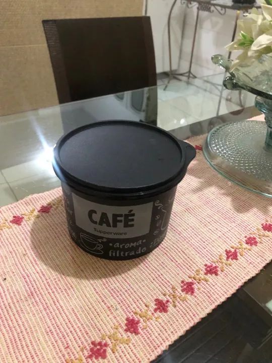 Pote para café Tupperware os dois por 70 novos nunca usados 