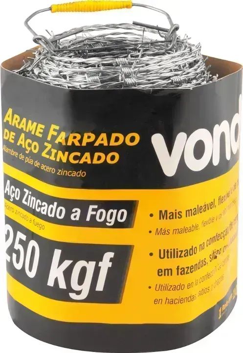Arame Farpado Vonder 100m 250kgf - Foto 2