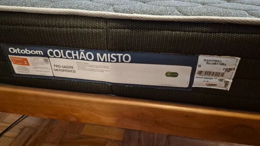 Colchão Pró Saúde Ortopedico Casal Firme Excelente Estado - Camas