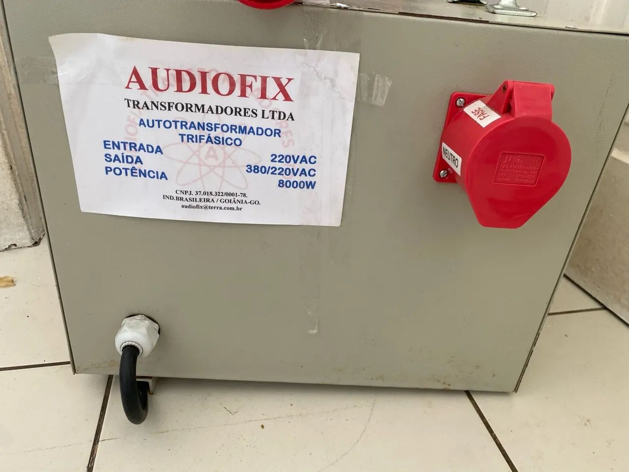 Autotransformador Trifásico 8.000W - Audiofix - Foto 2