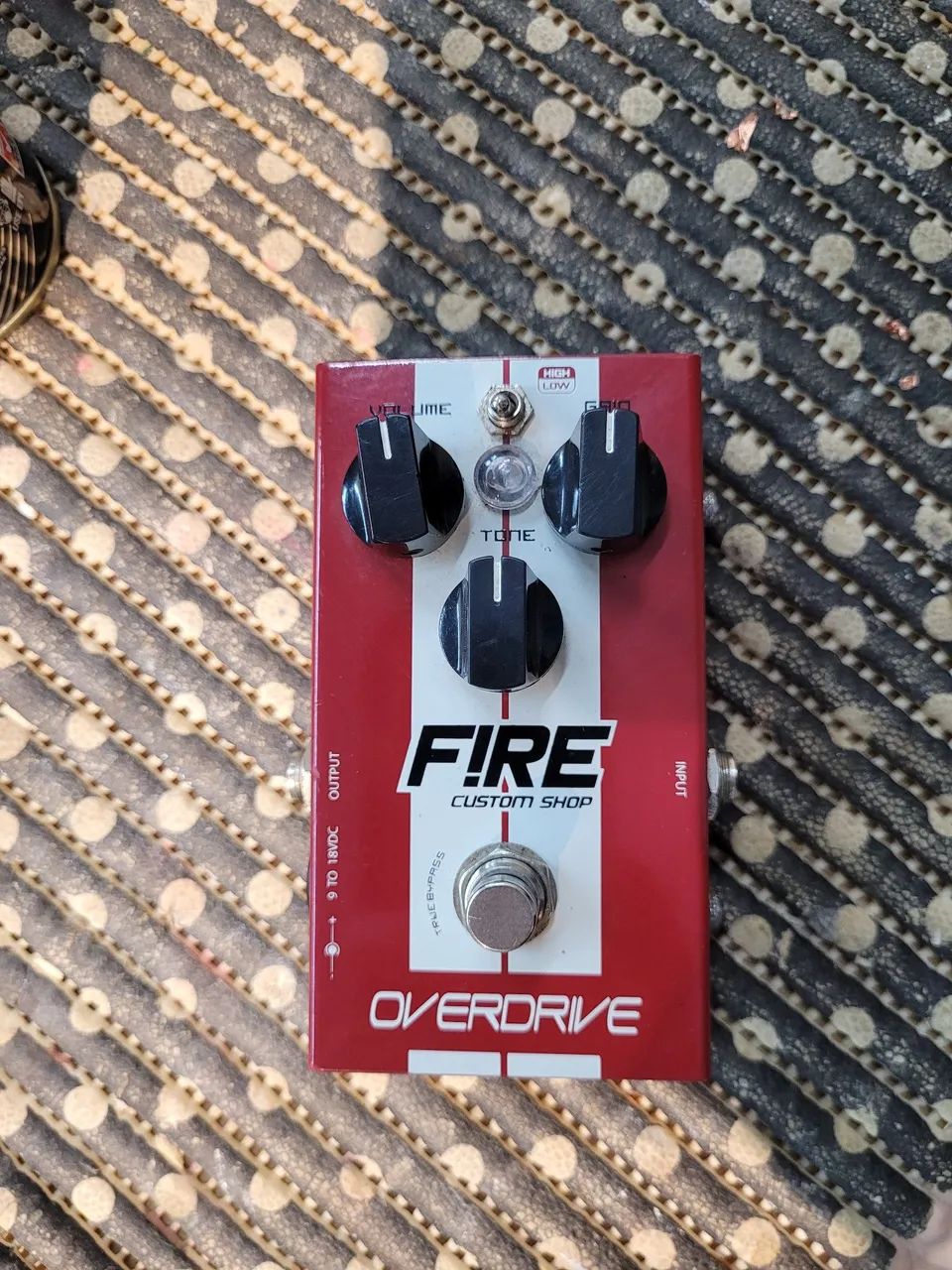 Pedal de Overdrive Fire Custom Shop