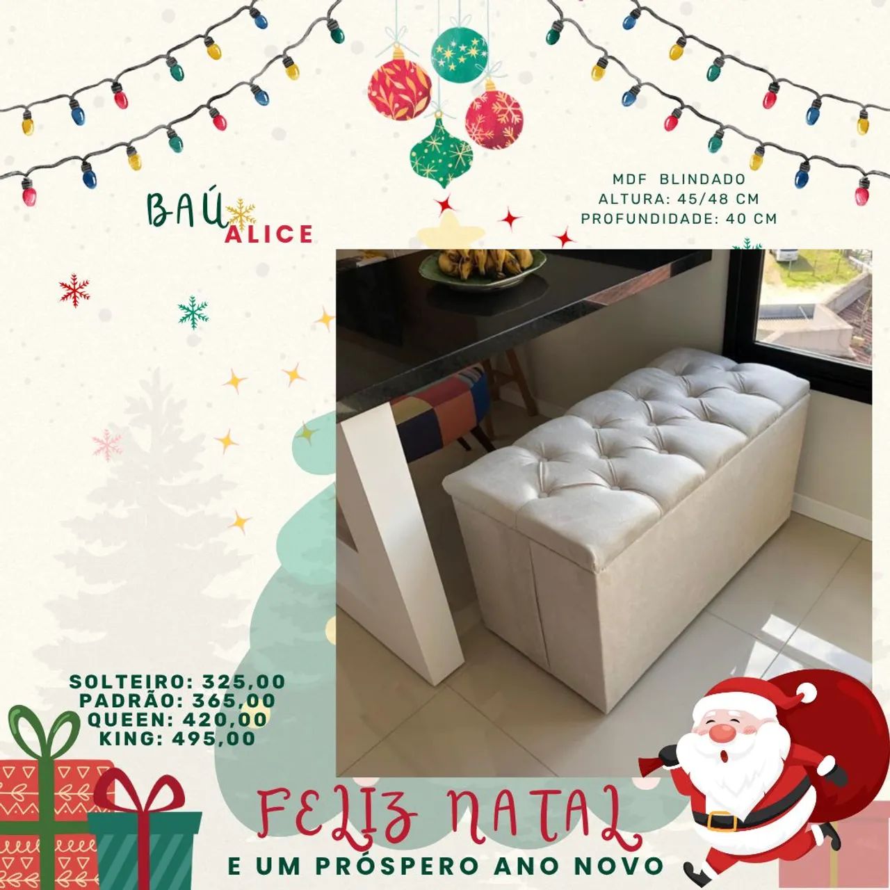 Promoção de baús todo em MDF! - Foto 5