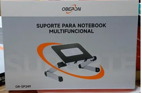 Suporte Mesa para Notebook Multifuncional Oberon OR-SP249 com Ajustavel - Foto 2