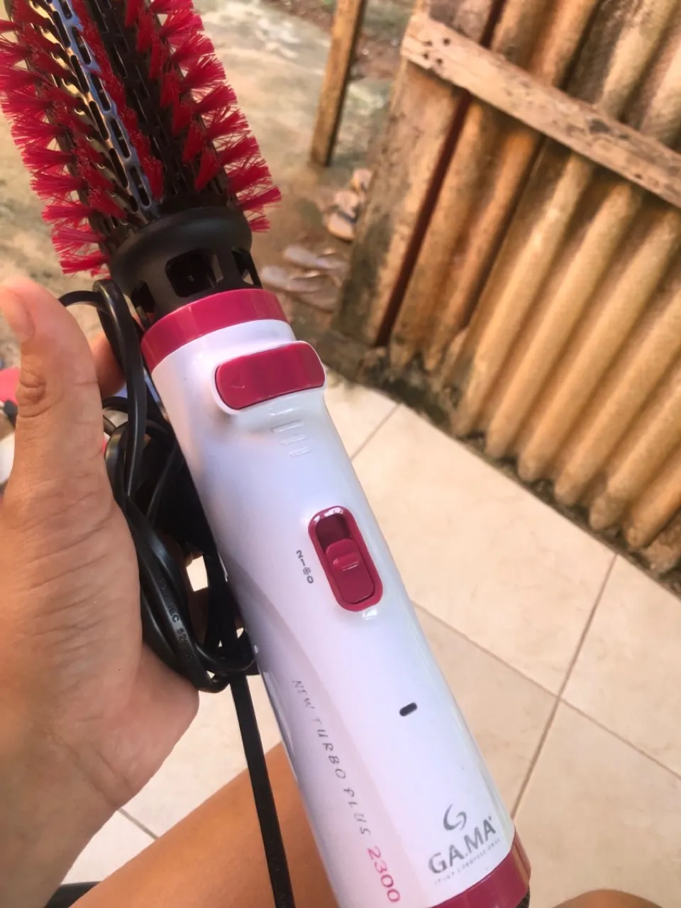 Escova rotativa semi nova 