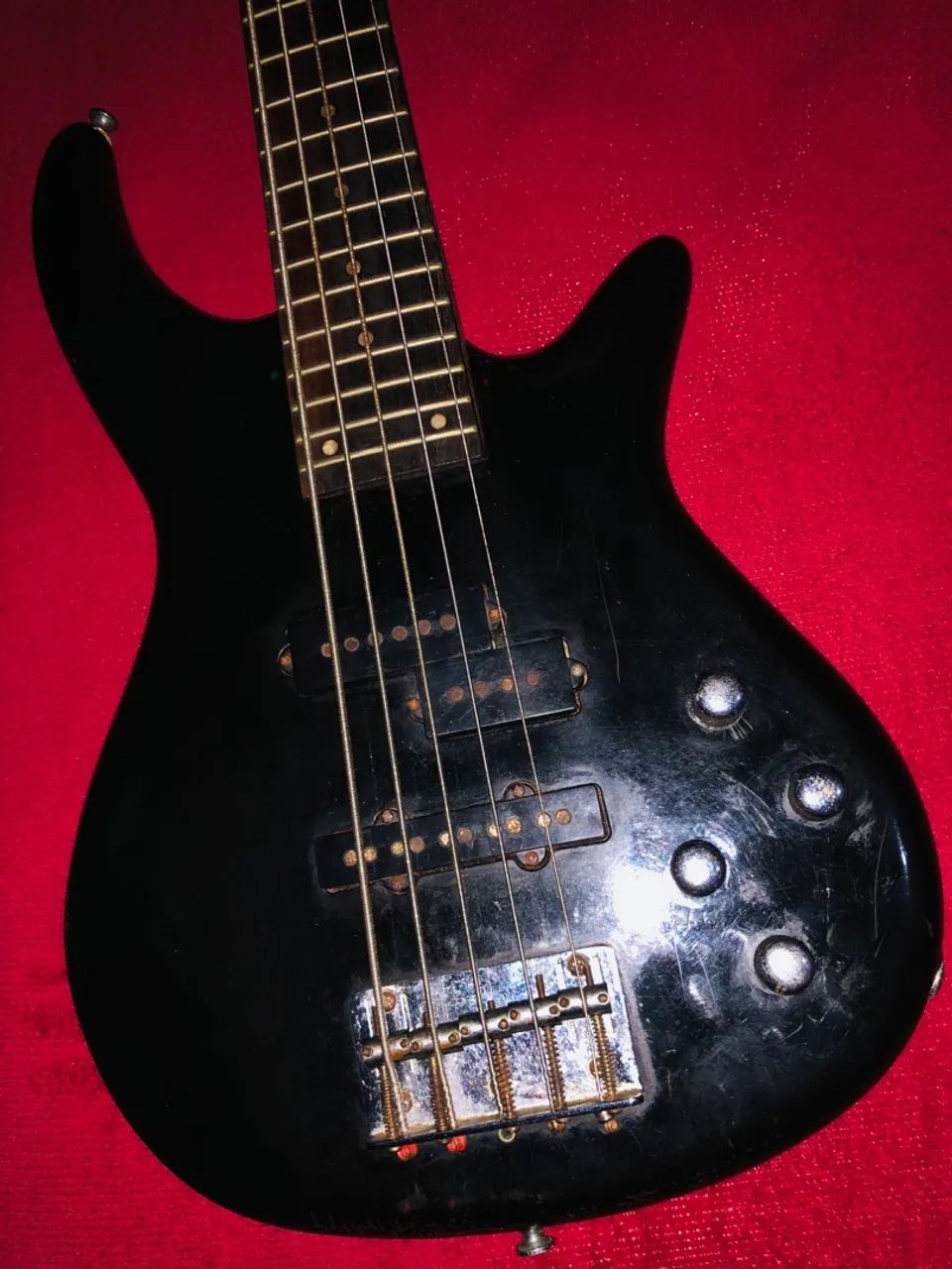 Baixo TEXAS de 5 cordas passivo timbre excelente  - Foto 6