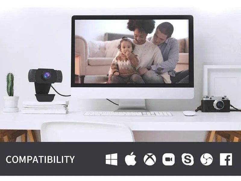 Webcam USB HD 1080P Full HD - Foto 3