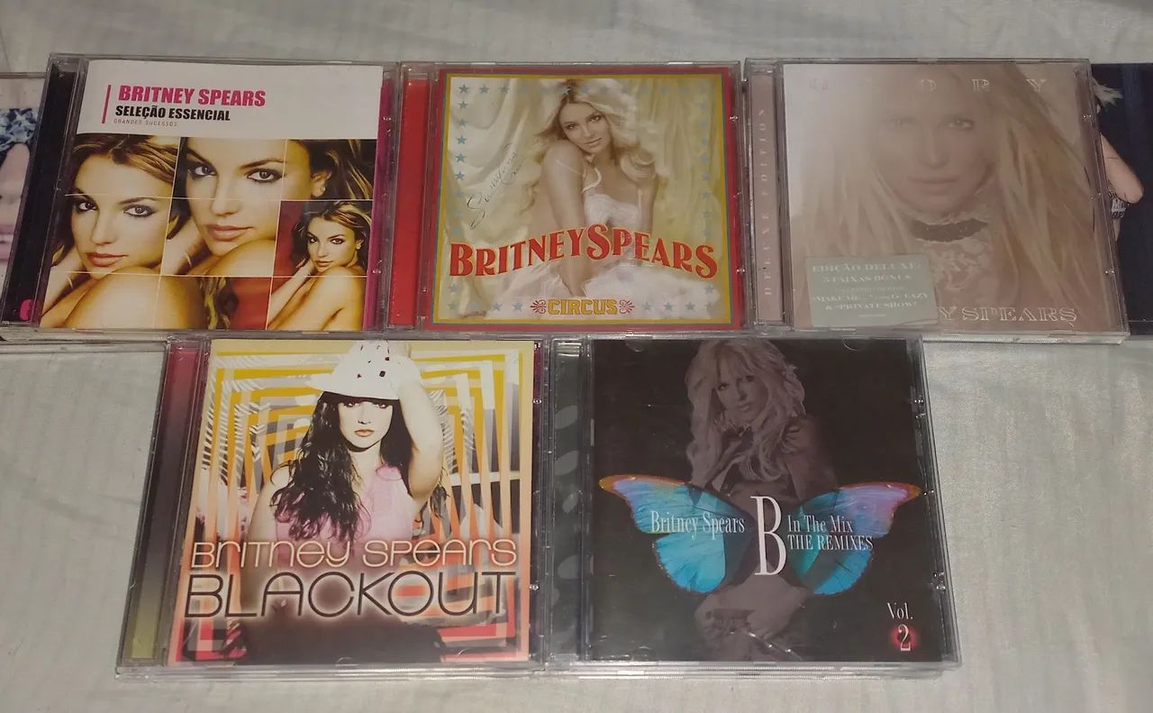 Coleção de CDs da Britney Spears