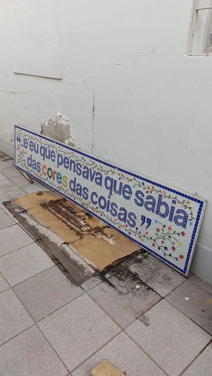 Placa de mosaico com frase inspiradora - Foto 3