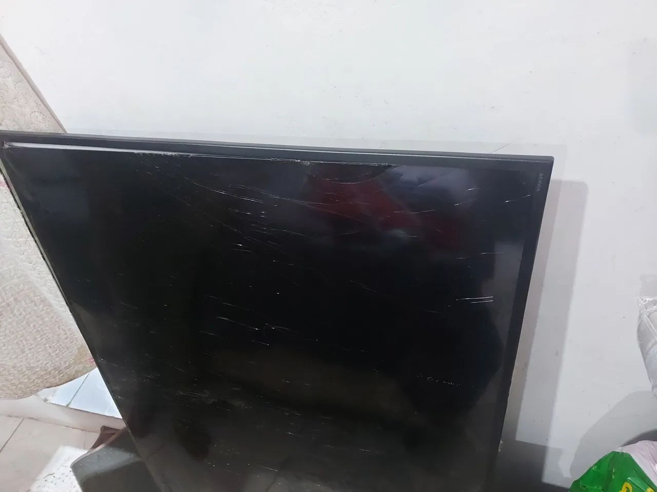TV 55 polegadas com tela trincada - Foto 3