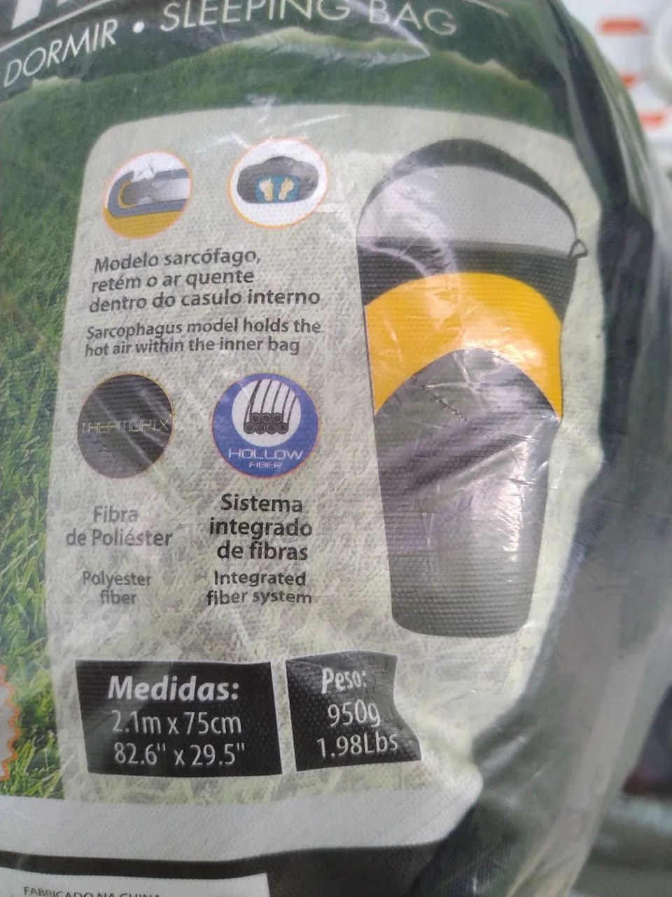 Saco de Dormir Modelo Sarcófago para Acampamento