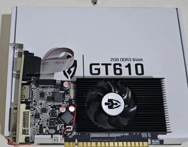 PLACA DE VIDEO GT610 NOVA! - Foto 2