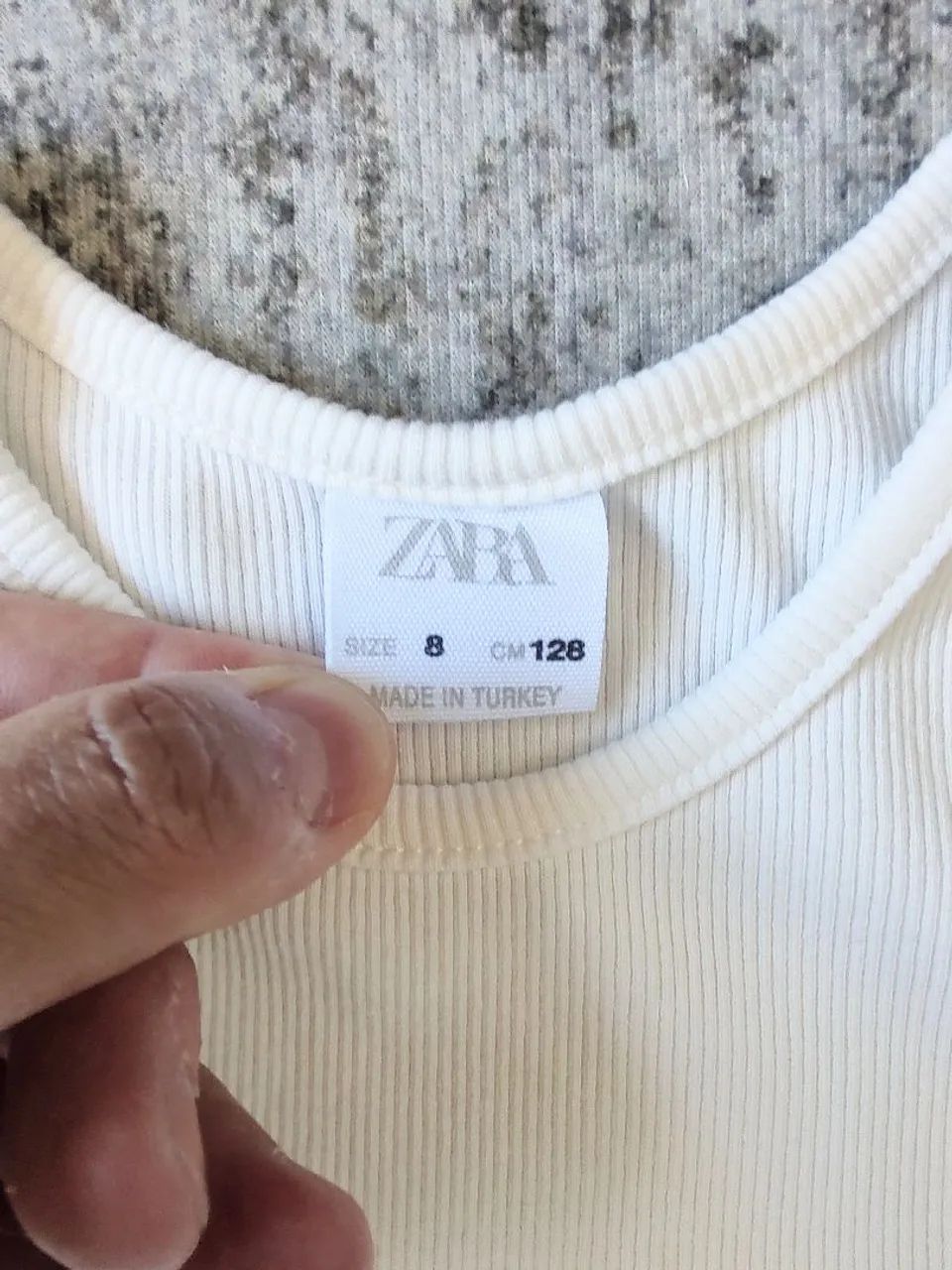Vestido Zara Kids balonê branco tamanho 8  - Foto 3