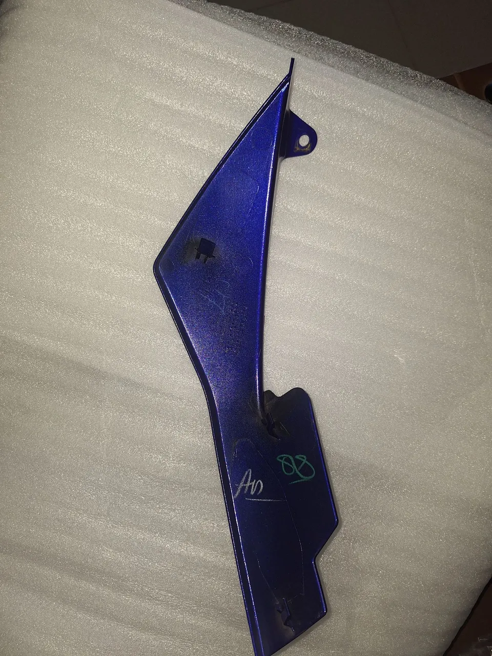 Carenagem R15 azul, lado direito