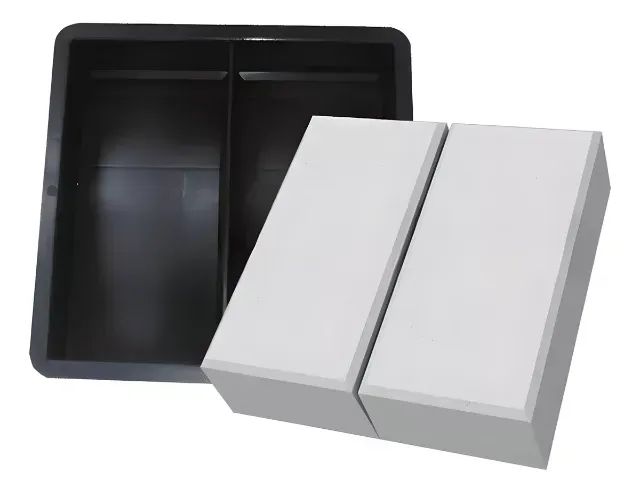 Forma Peyver Grande 25x12,5x10cm Bloquete Tijolo - Fp111 - Foto 2