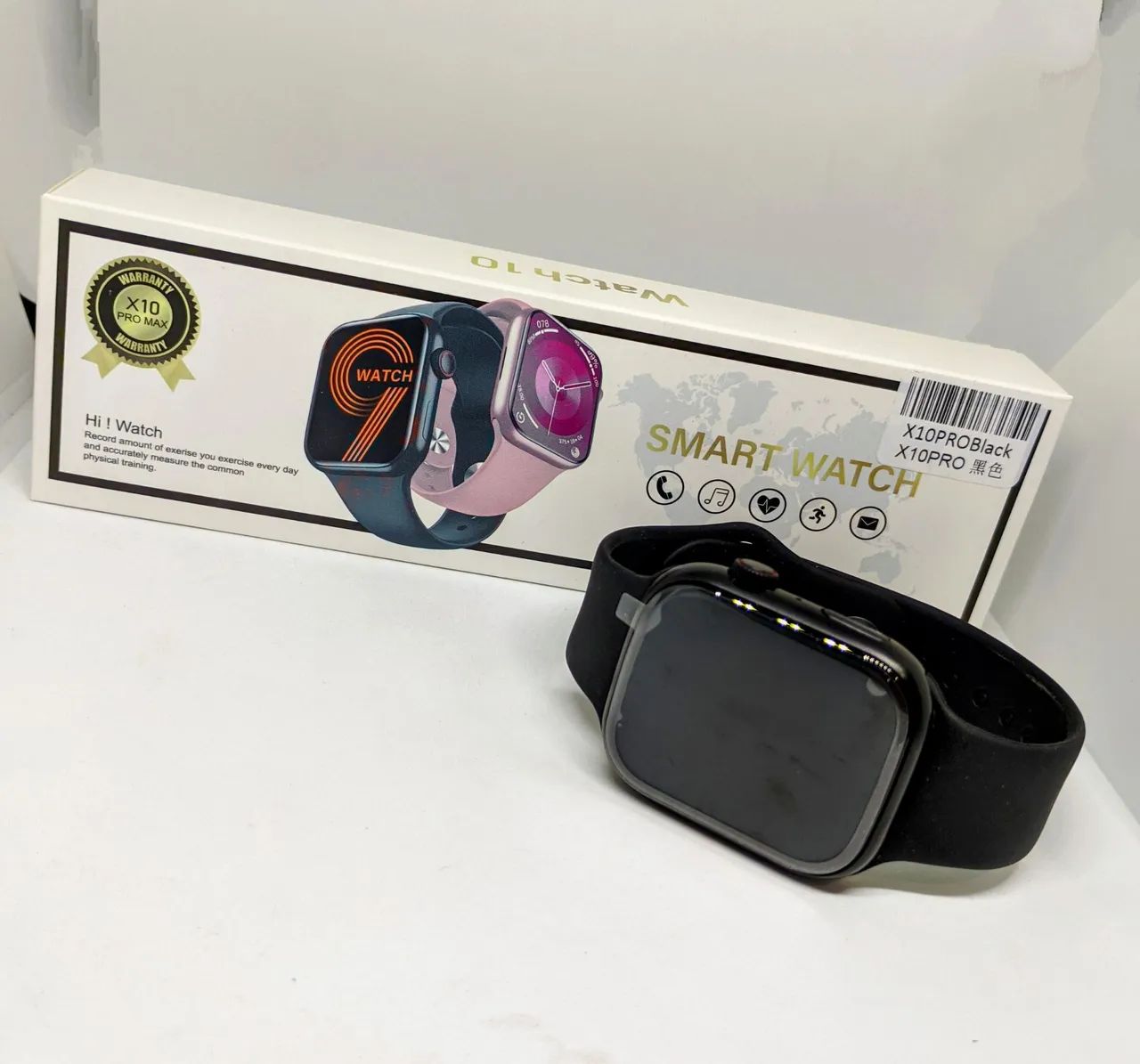 Smartwatch X10 PRO - Preto e Rosa - Foto 5