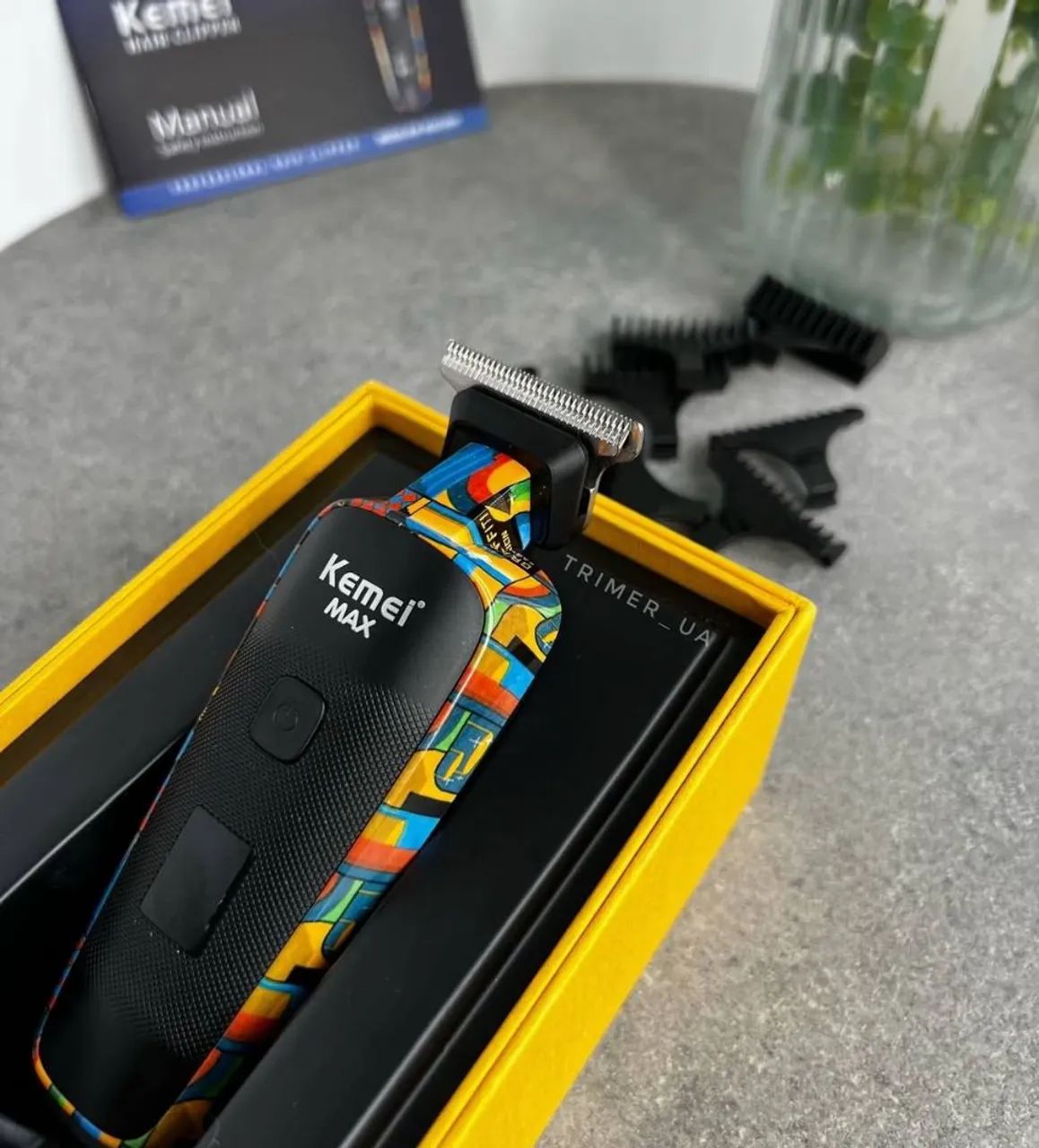  Máquina deacabamento profissional kemei Max   - Foto 4
