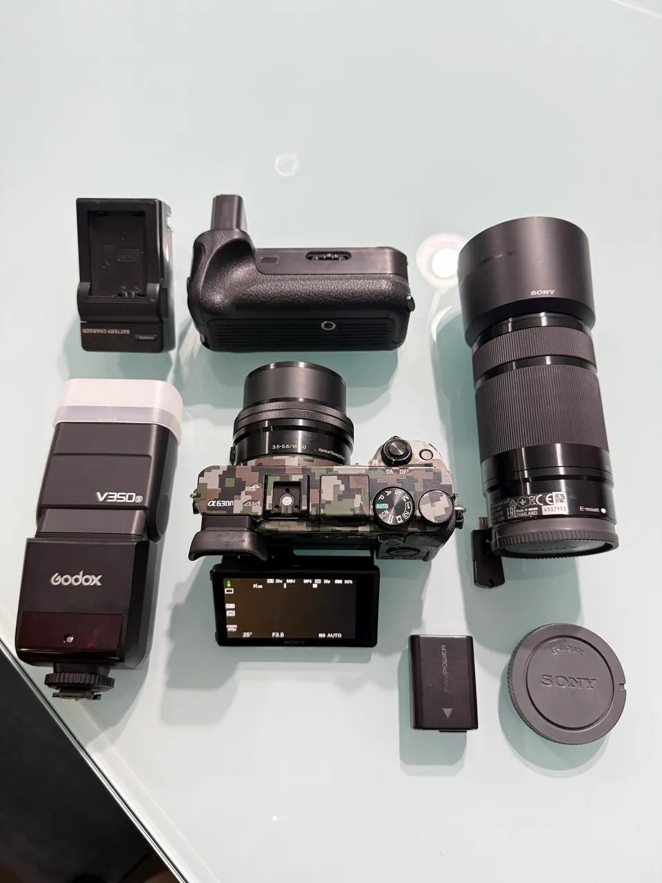Kit Câmera Sony 6300 + Lentes e acessórios  - Foto 2