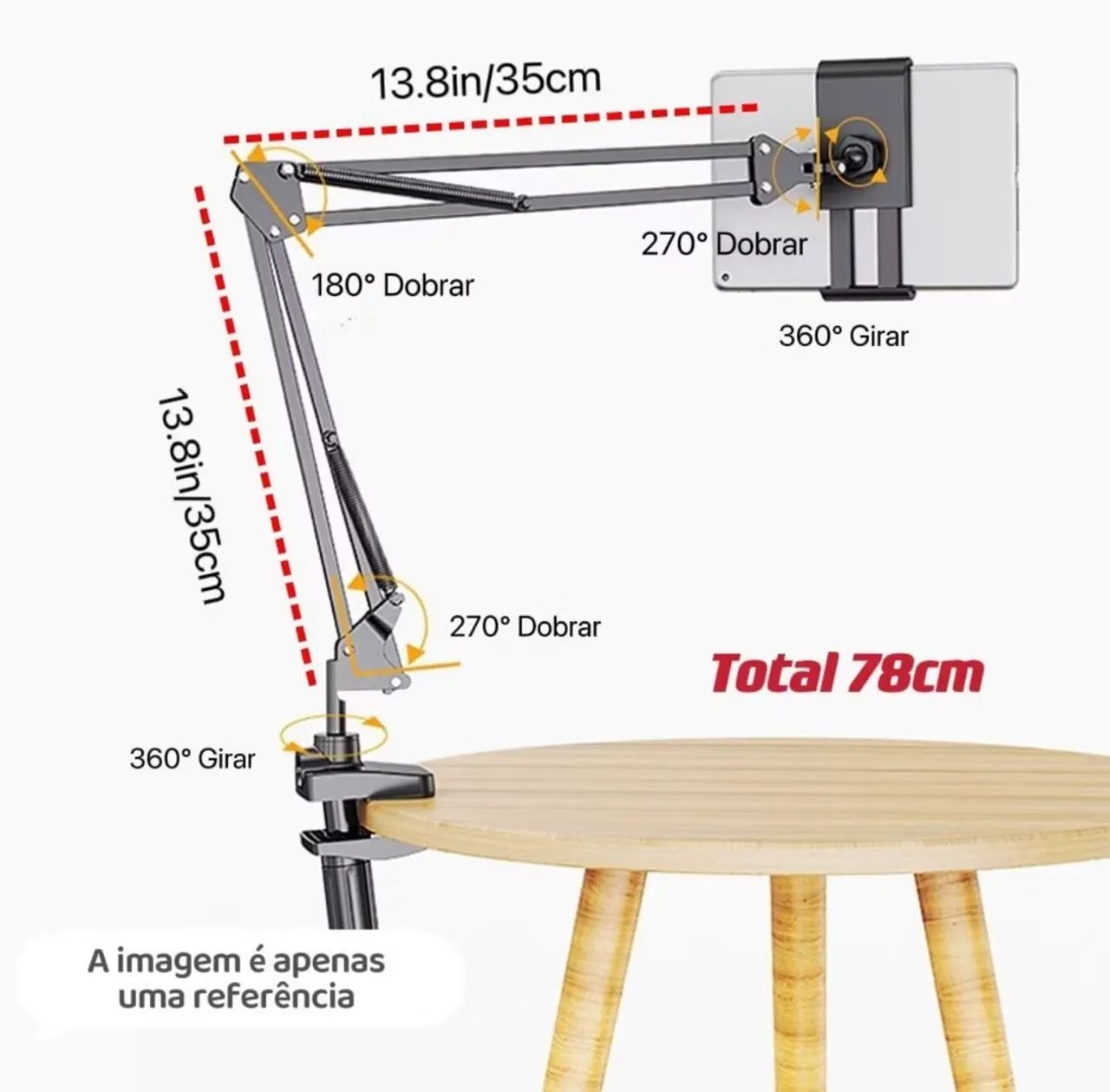 Suporte Articulado para Celular e Microfone MTG-126 - Foto 2