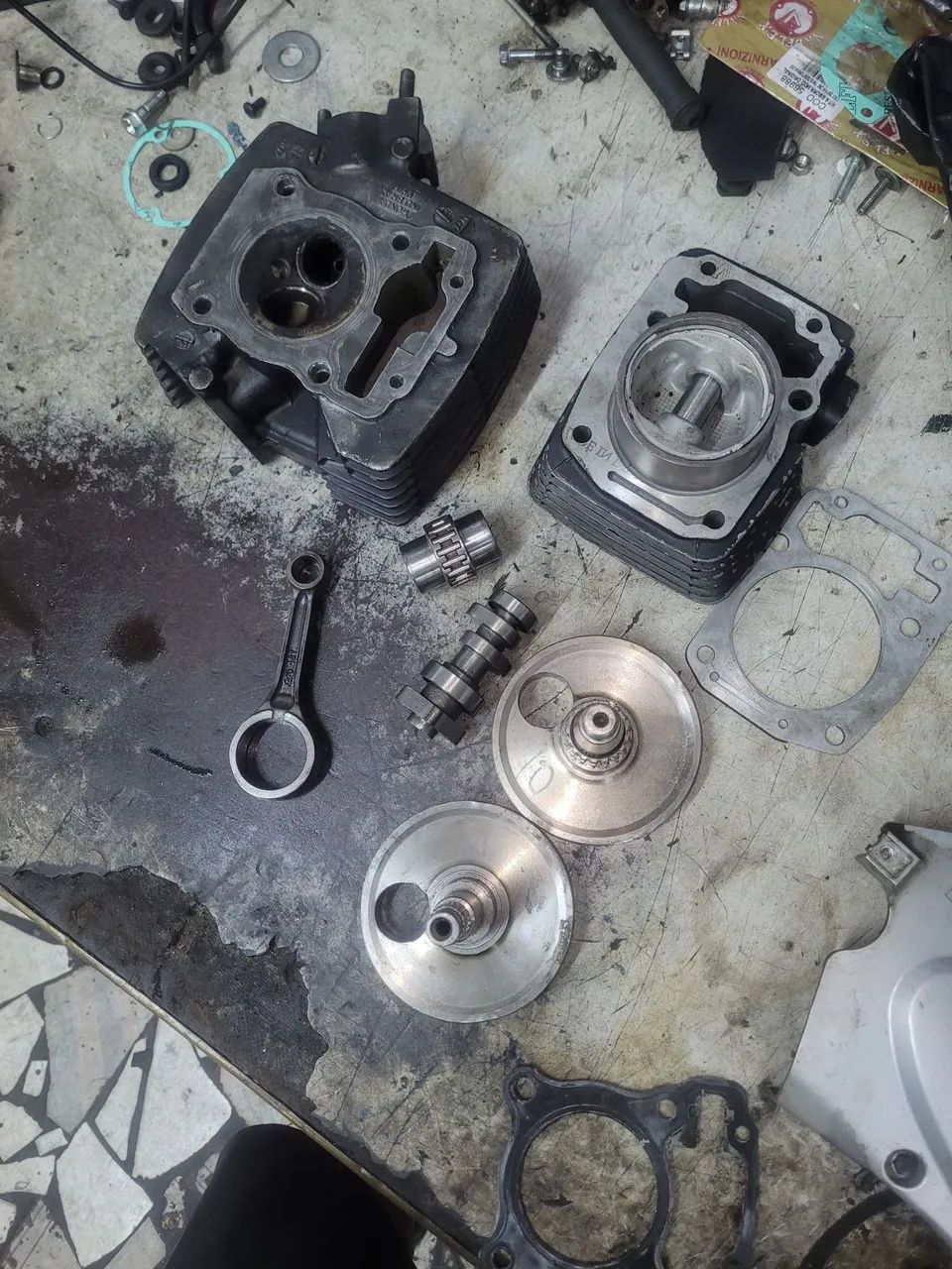 Kit aumento potência motor titan 150