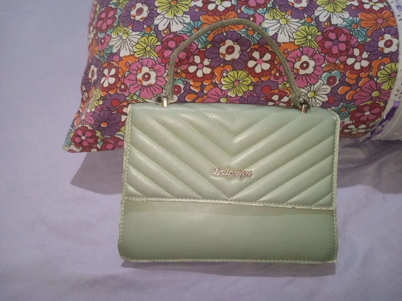 Bolsa Verde de Mão Feminino 