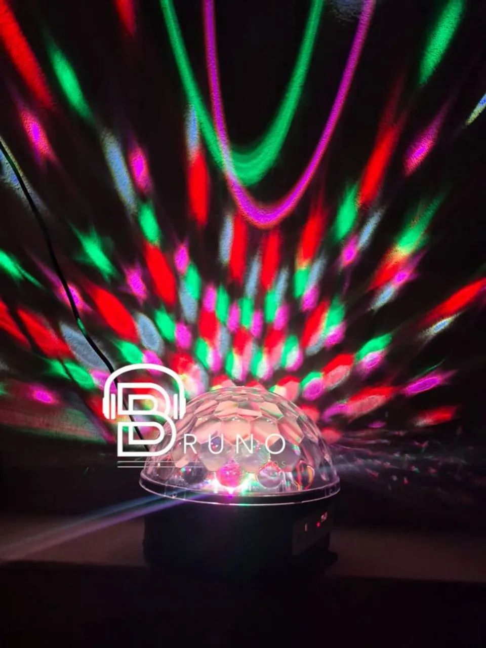 Bola maluca, Globo de festa led, Bluetooth  - Foto 3
