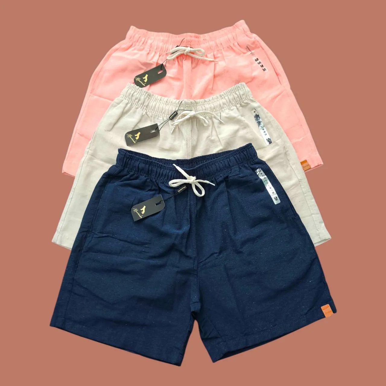 Bermuda / Short Linho masculino - Foto 2