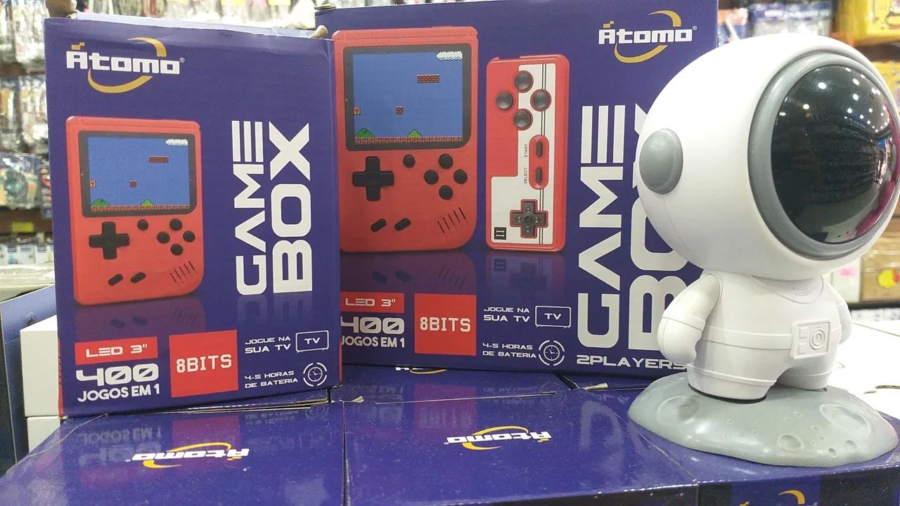 Game Box 400 Jogos 8 Bits - Diversão Garantida!