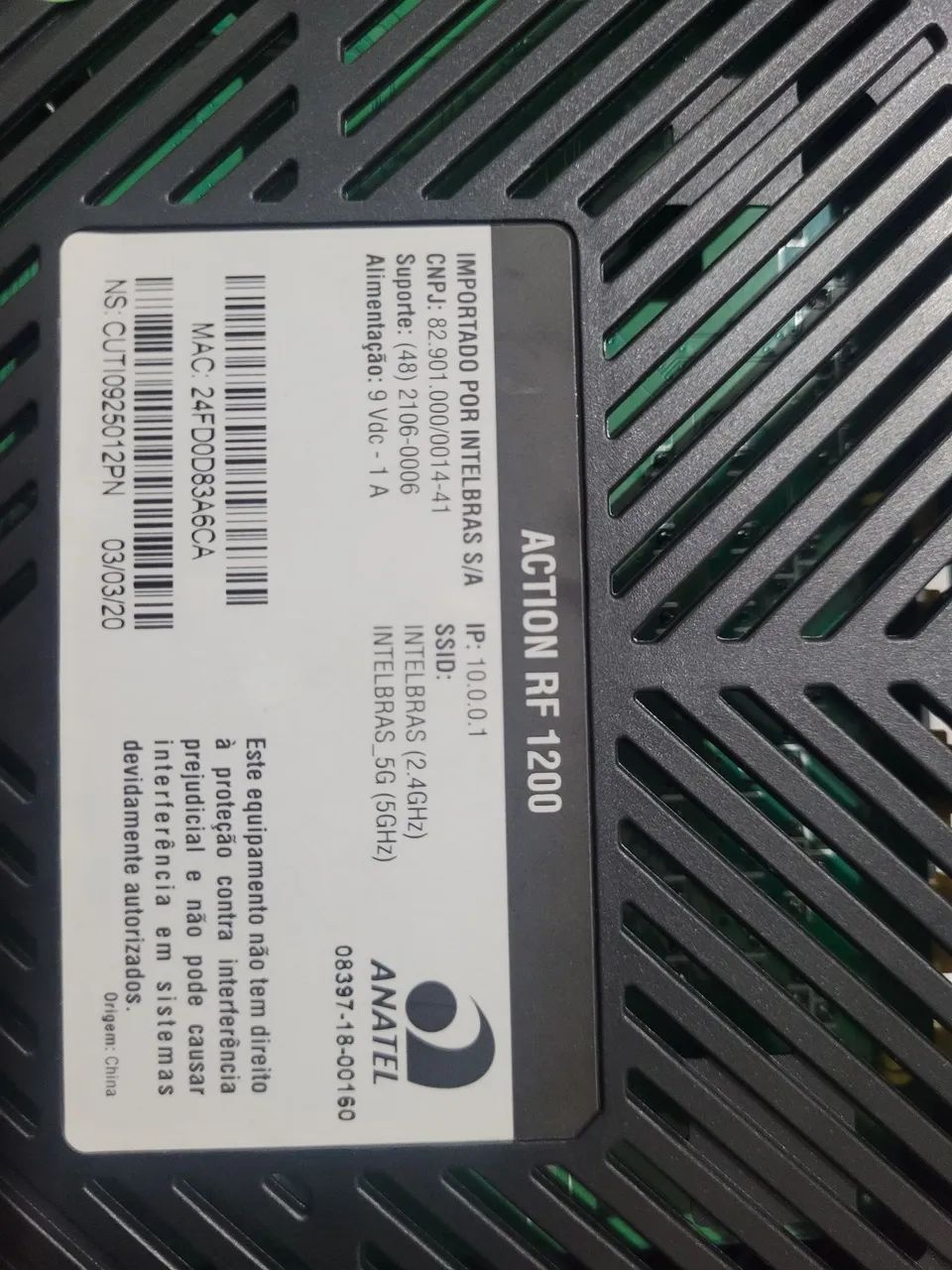 Roteador Wireless Intelbras64166988345730121