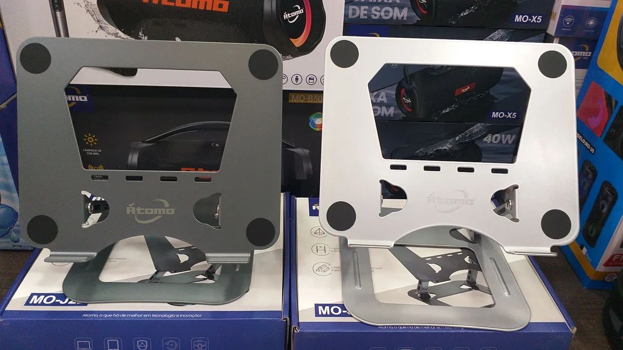 Suporte em aço inox para tablet. Dobrável  - Foto 3