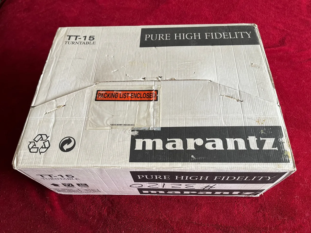 Marantz Tt-15s1 - Toca Discos - Nunca Usado, Só Retirada