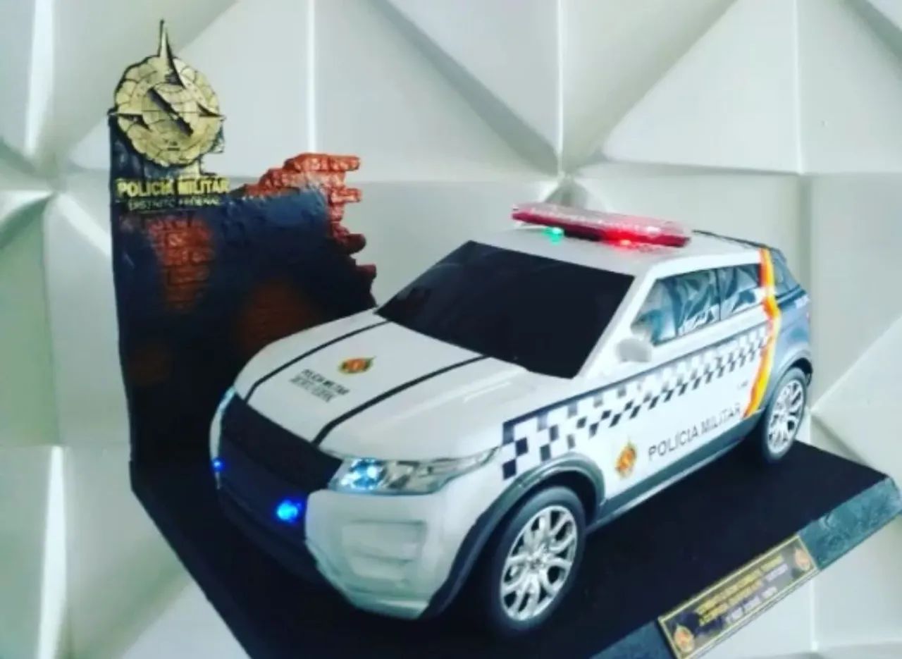 Miniatura de viatura com Luz e Som