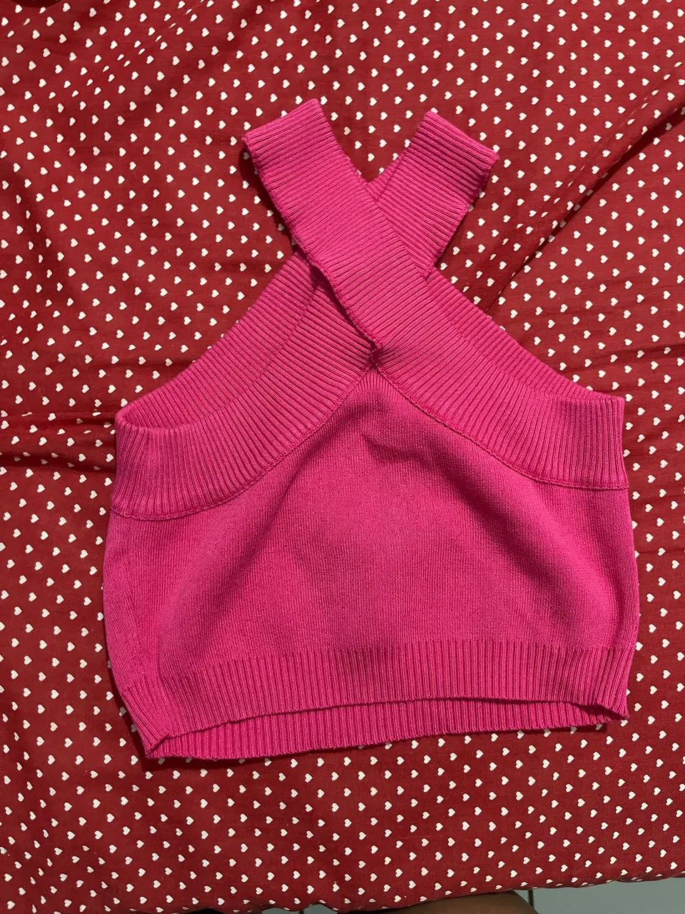 Cropped transversal rosa - Foto 2