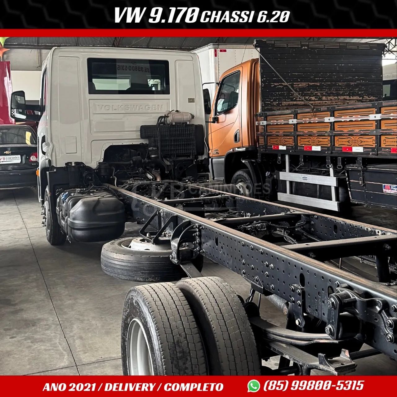 VW 9.170 | ANO 2021 | CHASSI 6,20M - Foto 3